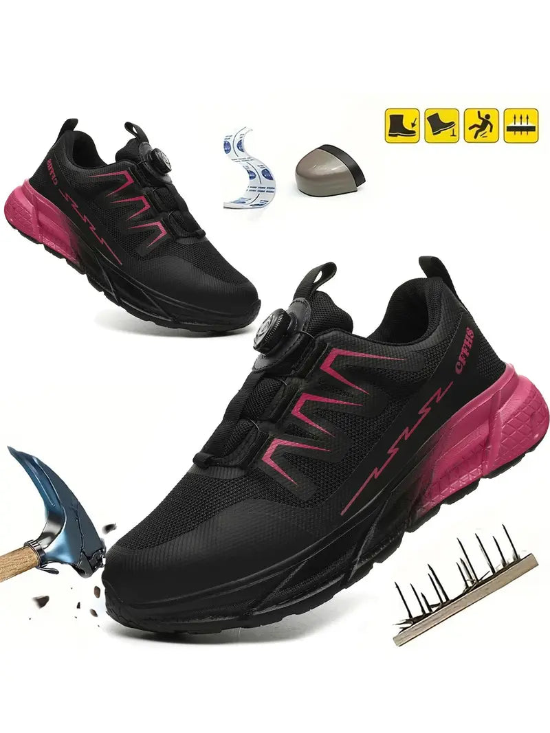 Women's Swivel Buckle Safety Shoes