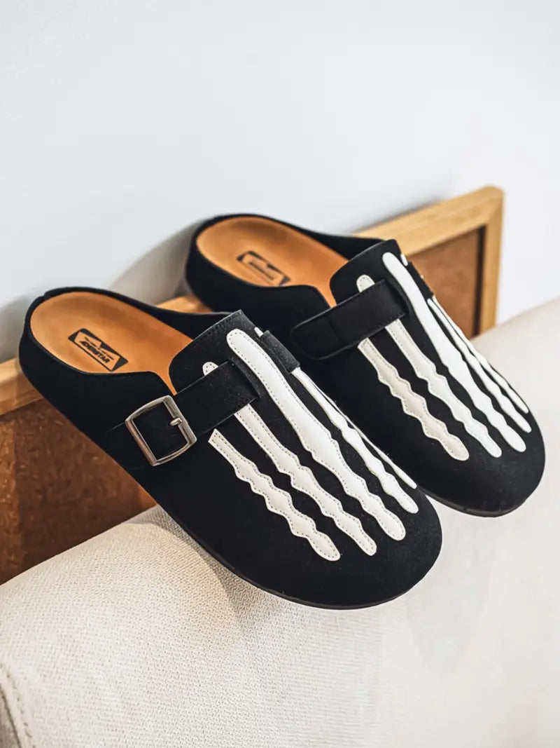 Men's Backless Mule Slippers