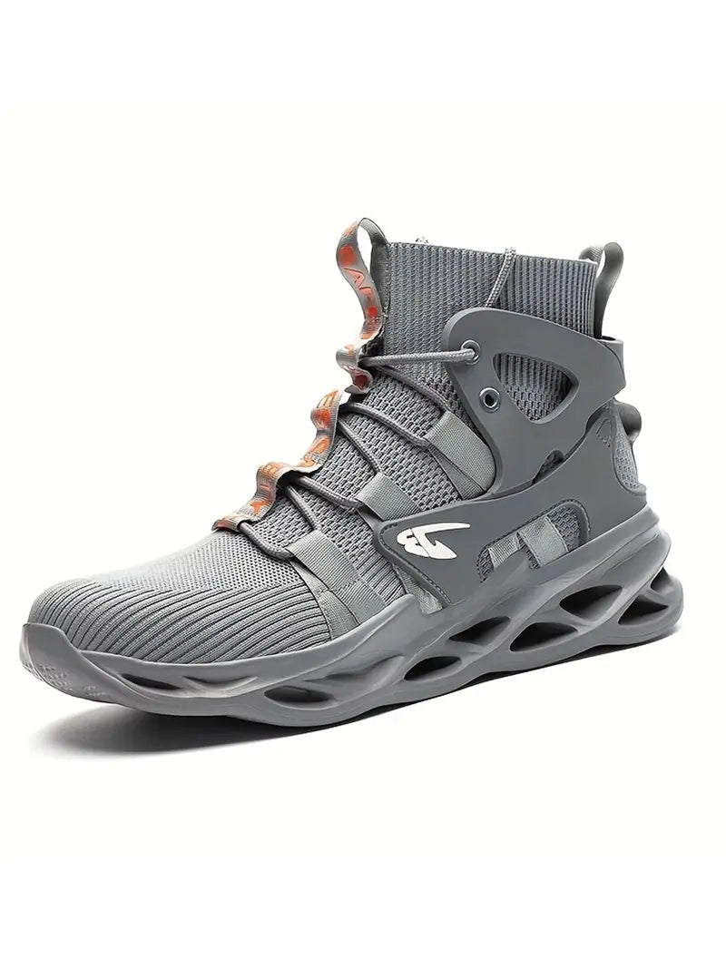 Men's Anti-smashing Steel Heel Work Shoes
