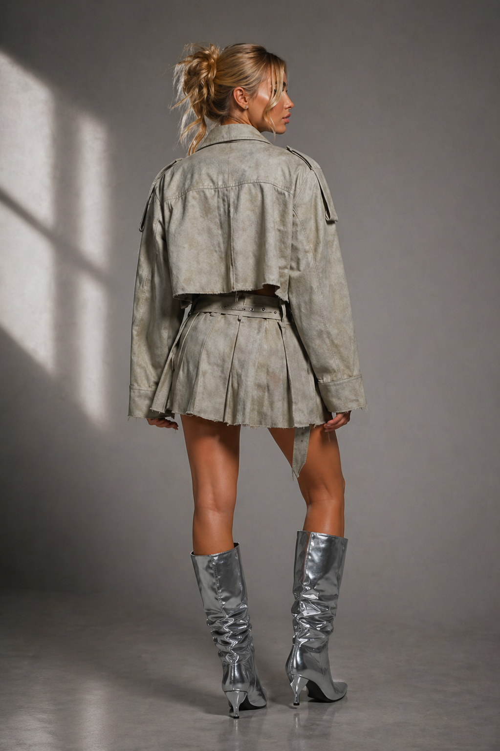Deconstructed Utility Skirt Set