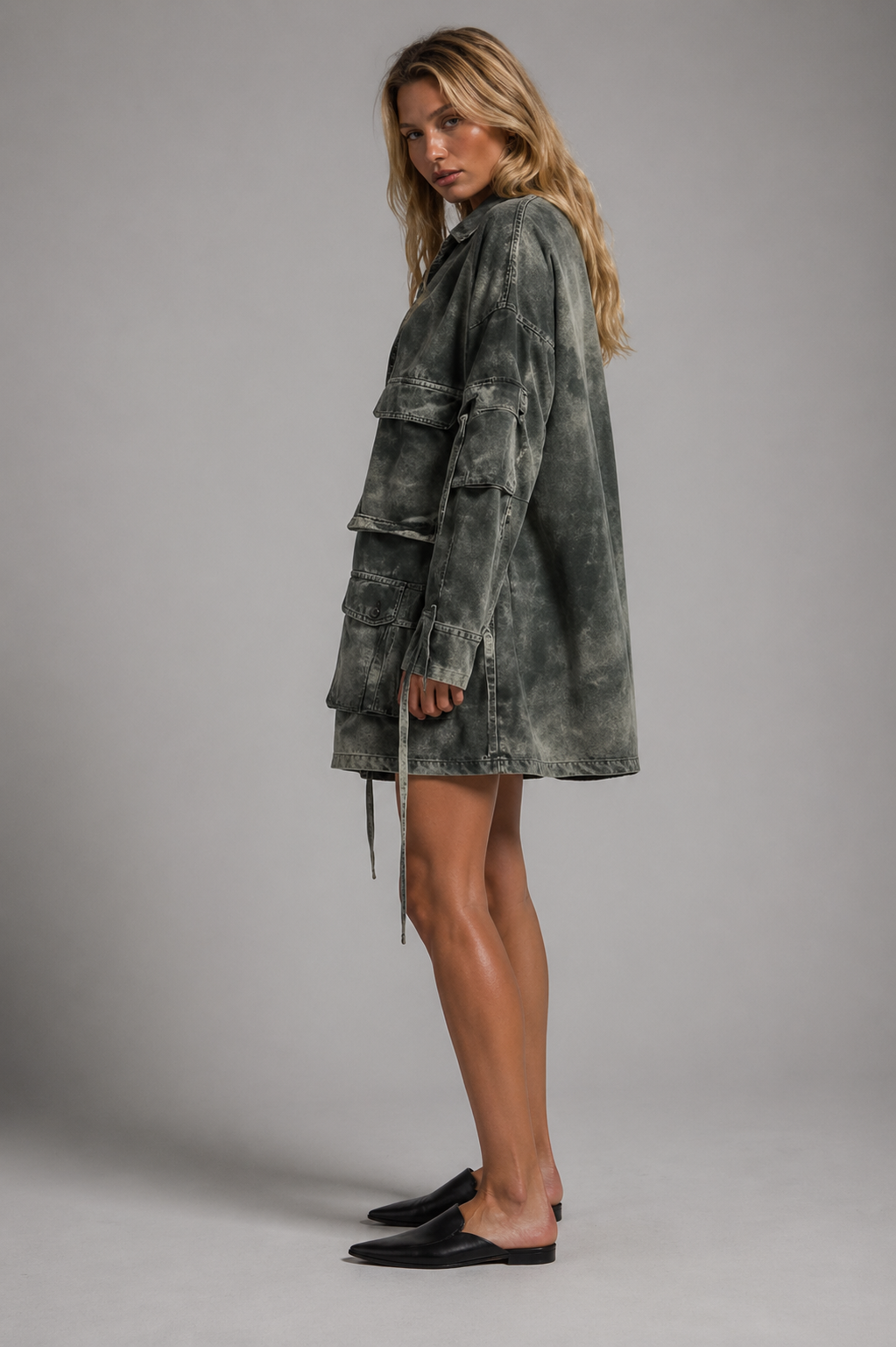 Leila Pocket Print Jacket