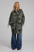 Leila Pocket Print Jacket