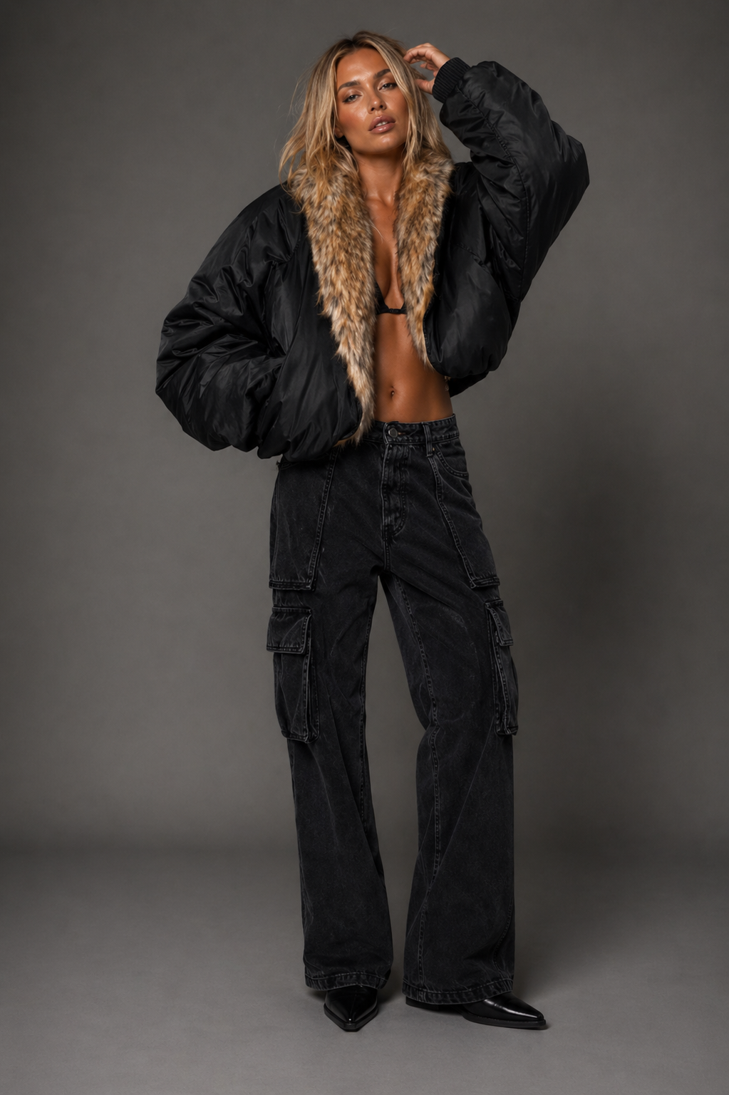 Nabila Faux Fur Jacket