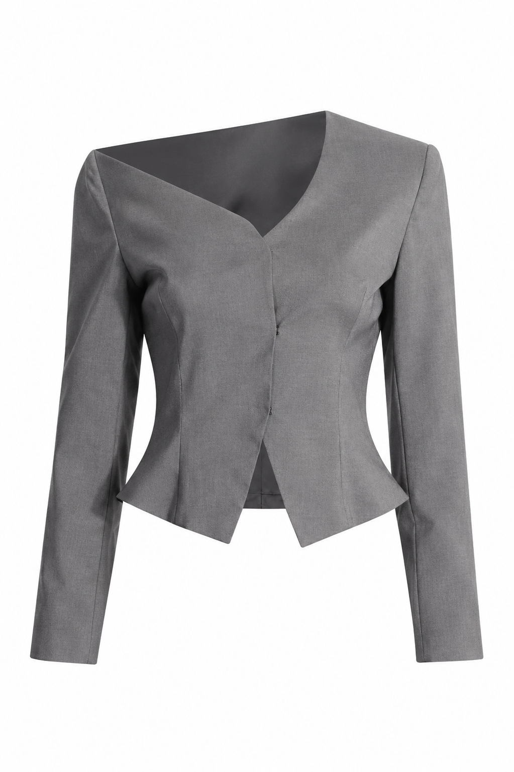 Yamina Gray tailored  blazer