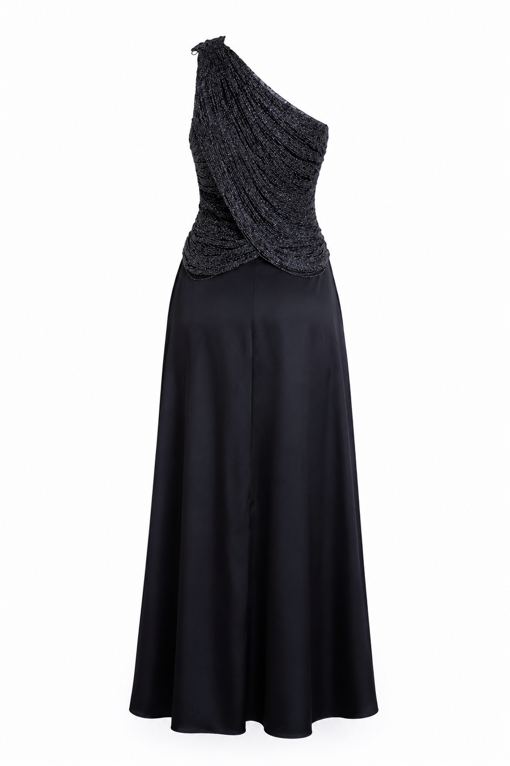 Amal Elegant one-shoulder evening gown