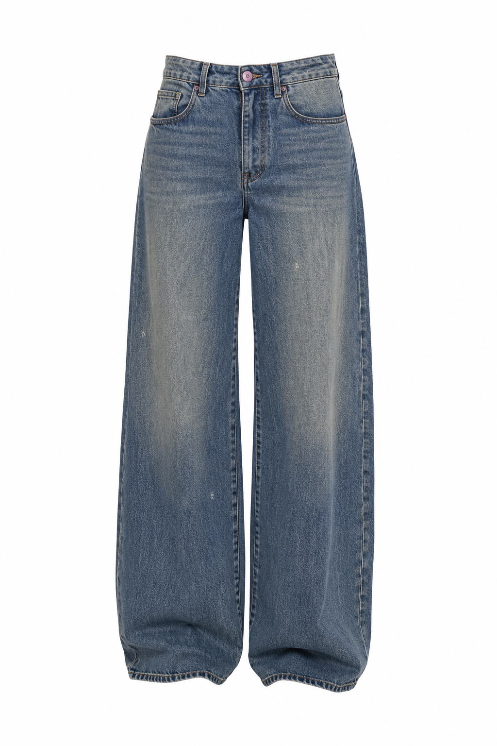 Bow Print Barrel Jeans