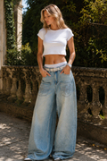 Kira Denim jeans with embellished details
