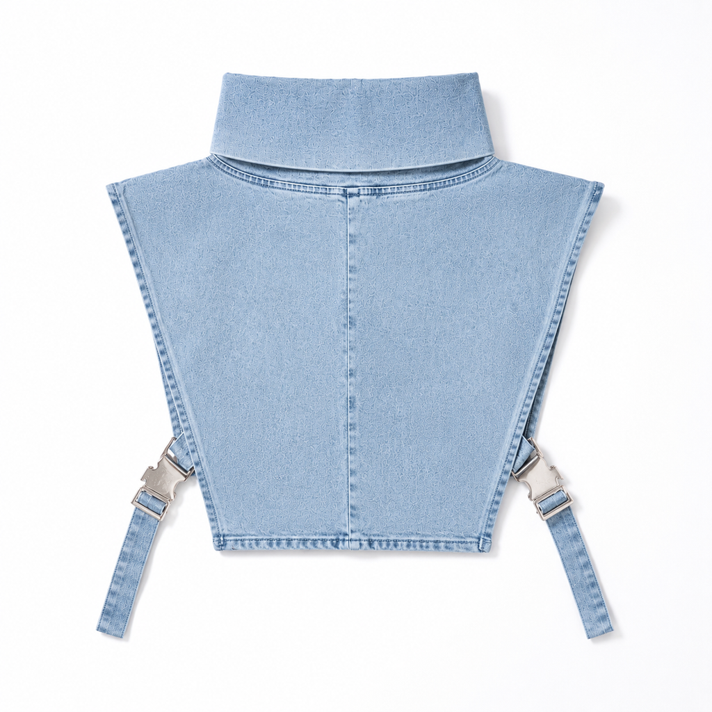 Lamia Minimal denim vest with adjustable straps top