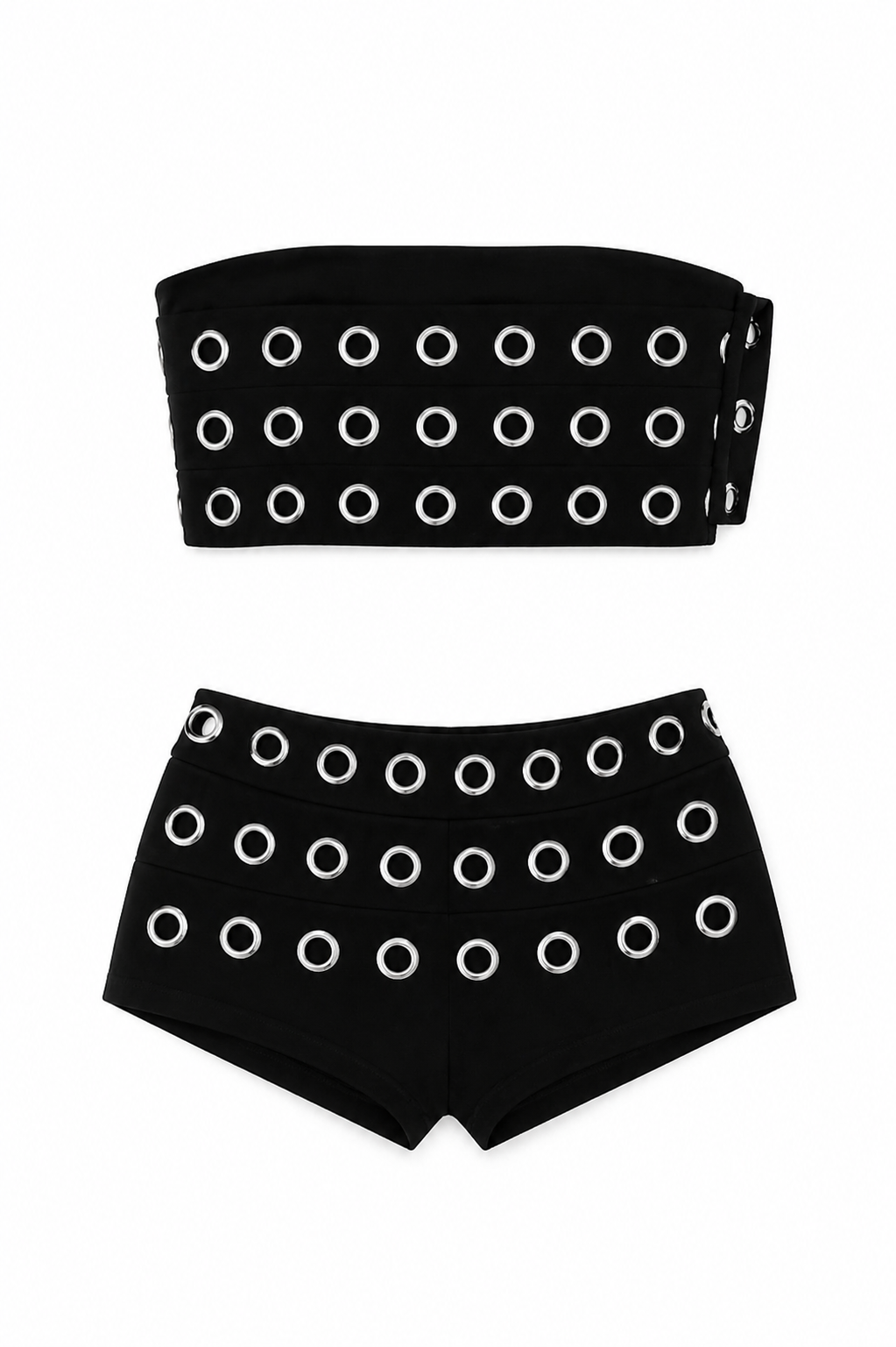 Black Grommet Two Piece Set
