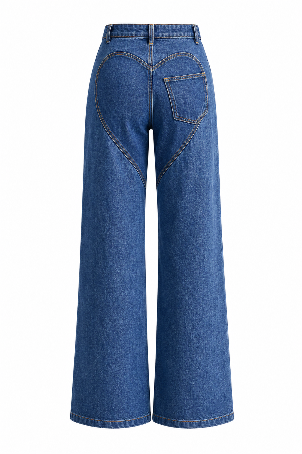 Jamila Modern high-waisted jeans with cutouts