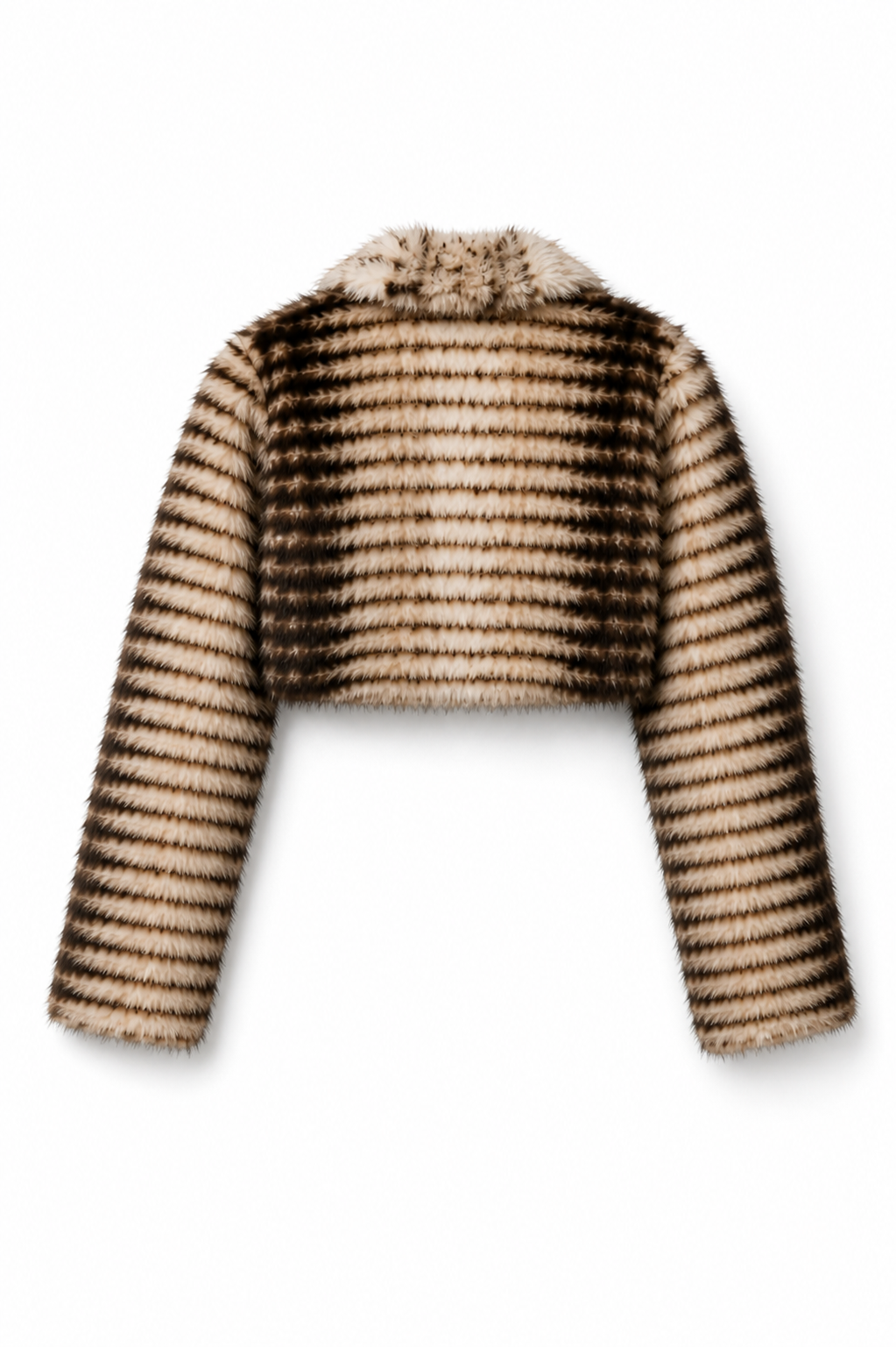 Emilia Cropped Faux Fur Jacket