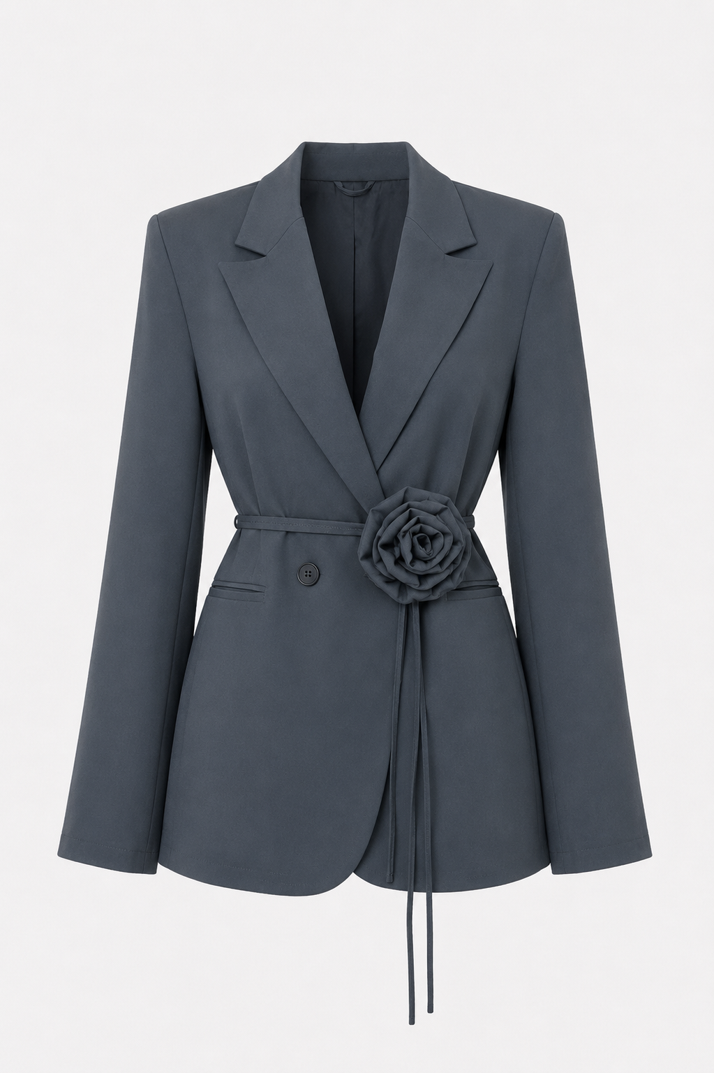 Amira Tailored blazer with rose detail