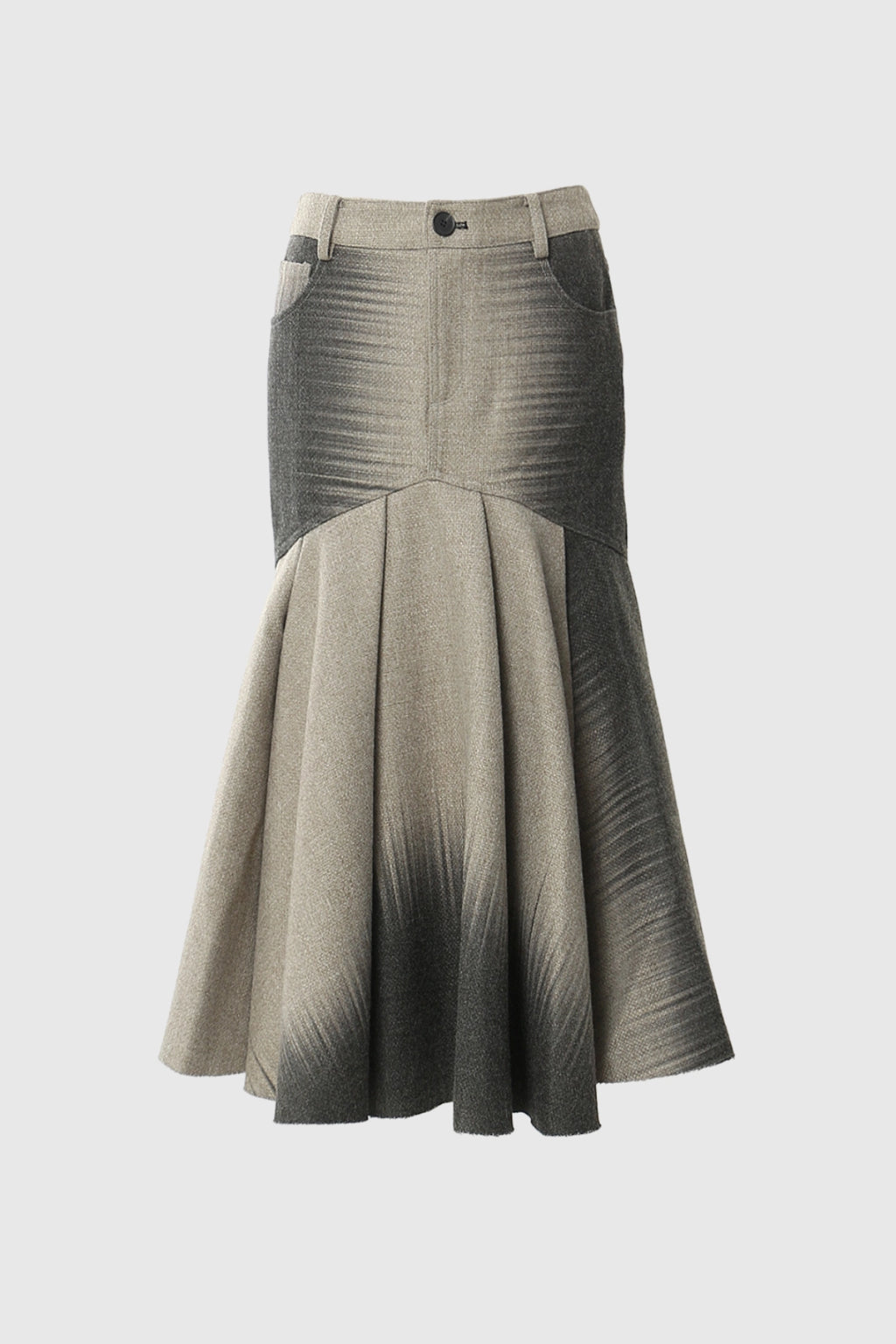 Nada flared skirt with ombre detailing