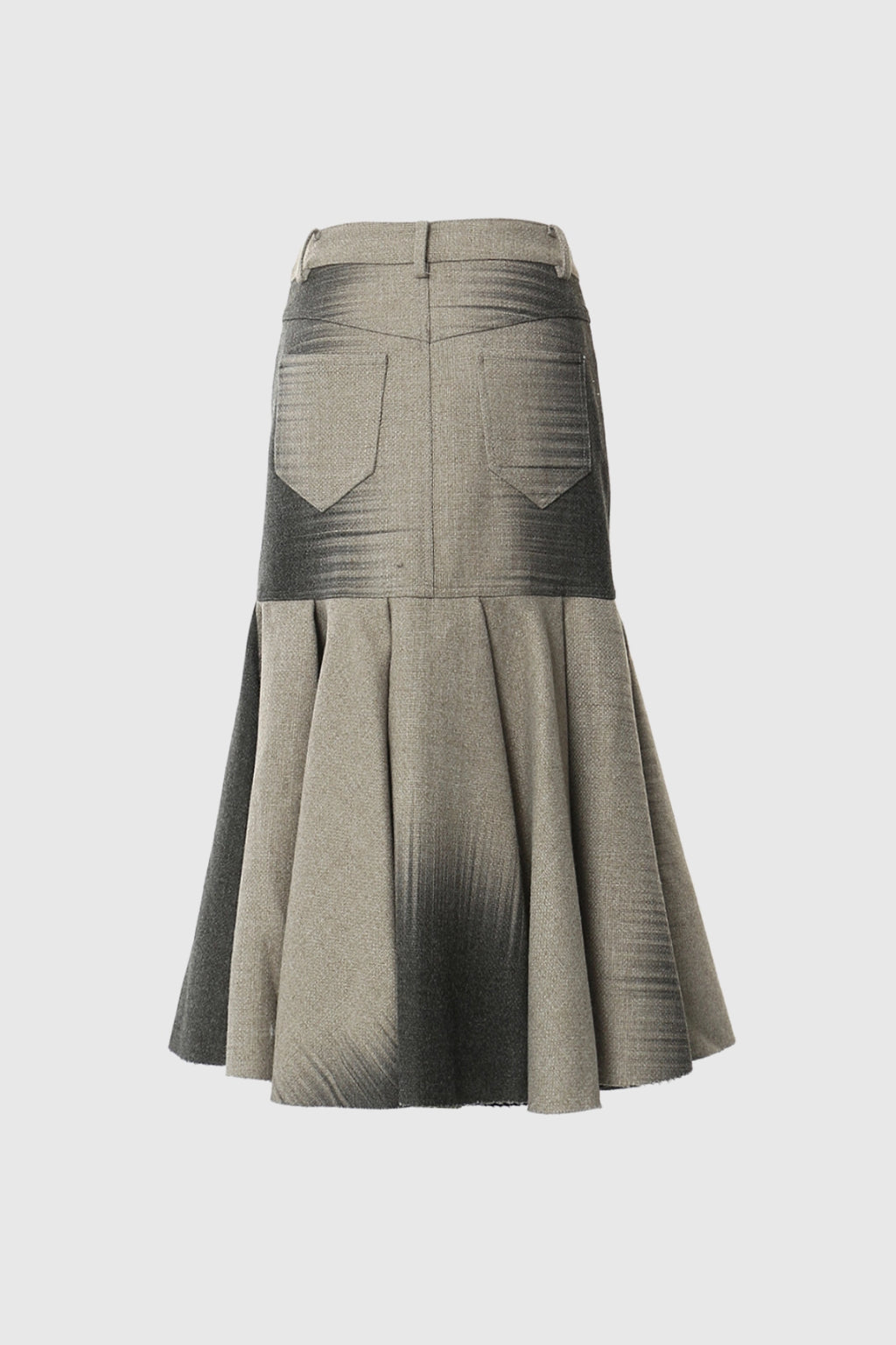 Nada flared skirt with ombre detailing