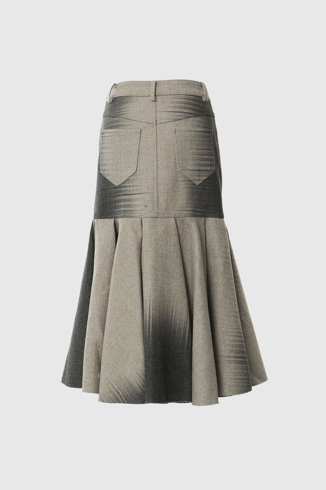 Nada flared skirt with ombre detailing