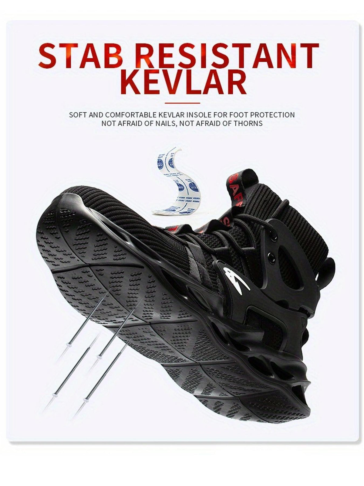 Men's Anti-smashing Steel Heel Work Shoes
